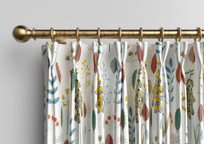 Amala, Teal - Made to Measure Curtains - Image 10